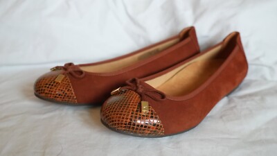 Vionic Damen Ballerinas Braun Größe 38
