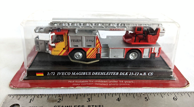 MIP DEL PRADO 1:72 GERMANY IVECO MAGIRUS DLK 23-12 FIRE TRUCK