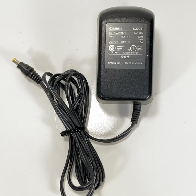 Canon K30081 AC Adapter AD300 Input 120V Output 13.5V Printer Power