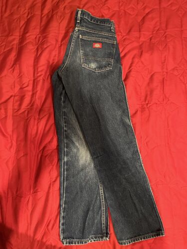 Vintage Dickies Jeans 28x30 Dark Blue Denim Workwe