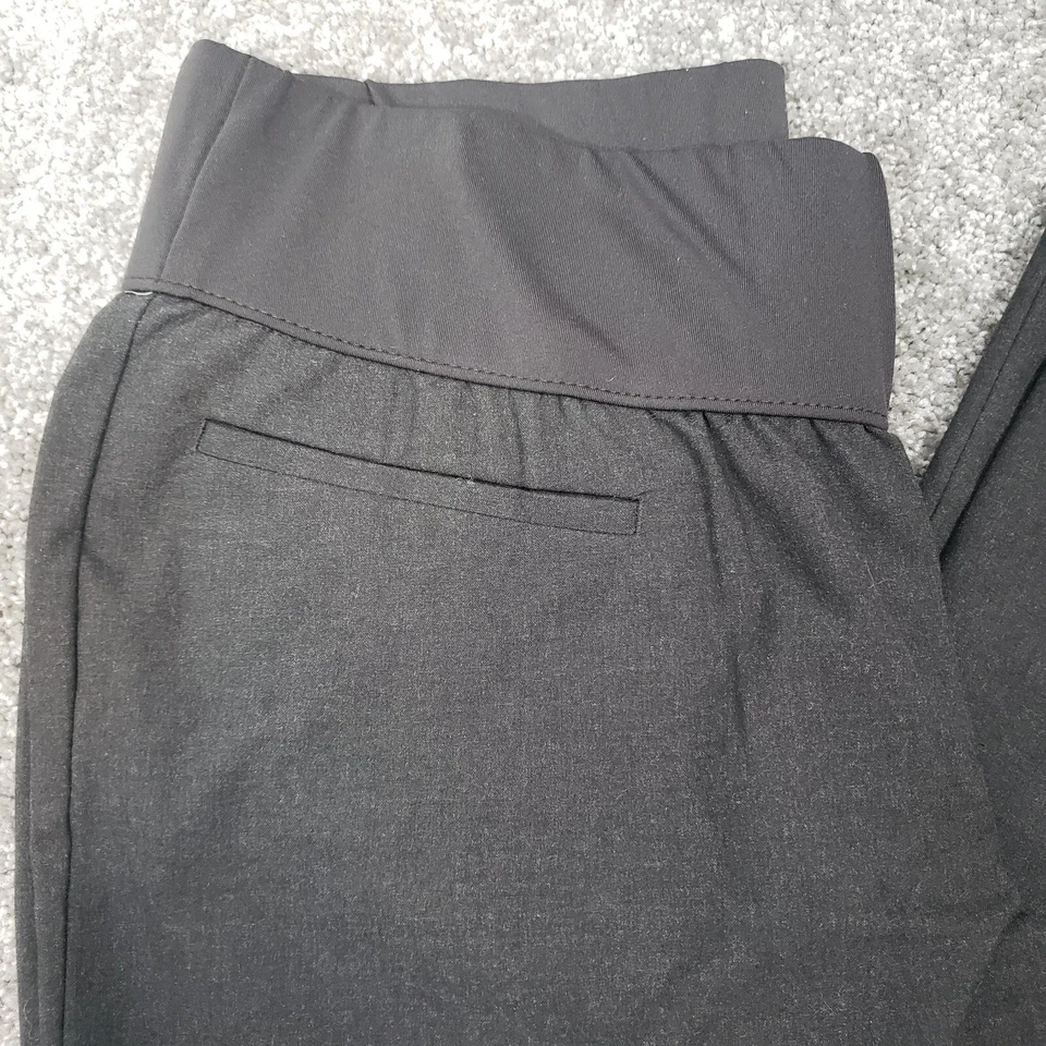Gap Maternity 6L Charcoal Dark Gray Modern Boot Stretch Dress Pants Long / A111 - Image 2 of 4