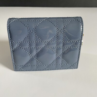 Christian Dior Lady Dior Nano Card Holder Chain Pouch Cannage