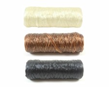 Kulay Artificial Sinew Waxed Flat Polyester Thread, Pack of 3, total of 60 yards
