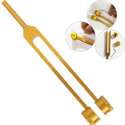 TOOL MASTERS UK Otto 128Hz Weighted Tuning Fork Set for Stress Relief, Medical Use Ear Cleaning