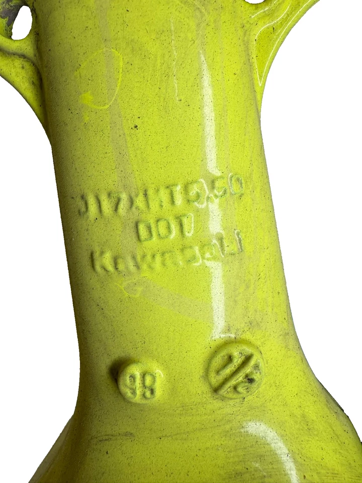 Llanta trasera con disco de freno Kawasaki ZX6R ZX-6R 2000 Foto 4 de 4