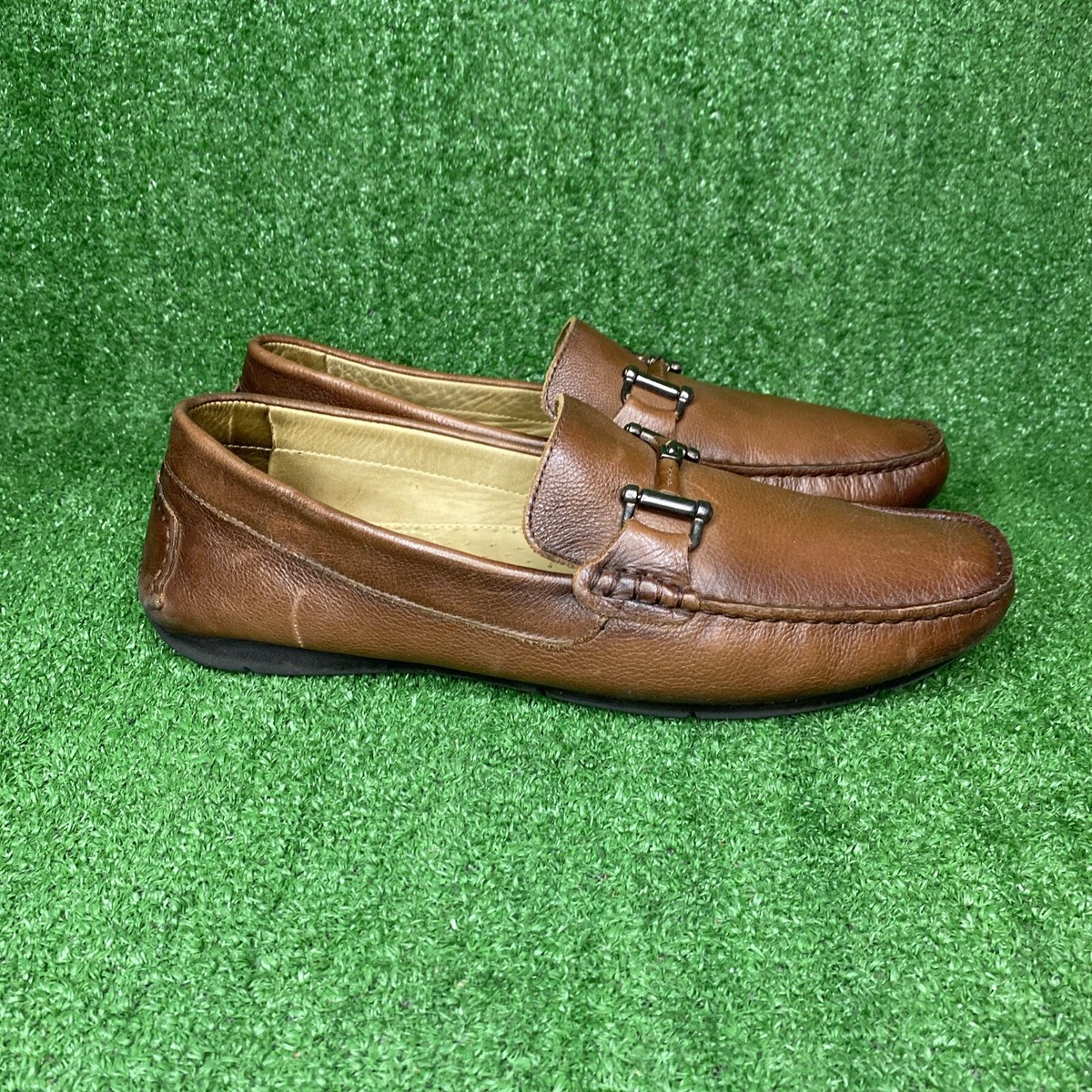 American Classic By De La Rentis Loafer Brown Slip On  display picture 3