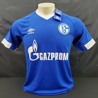 Maillot Domicile FC Schalke 04 Umbro - Bleu Et Blanc, Taille S, Neuf