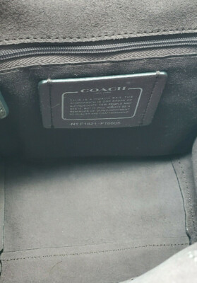 NWOT Coach Mini Derby Backpack Bookbag F16605 Metallic 