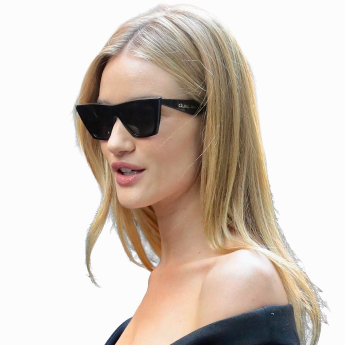 CELINE EDGE CL 41468/S BLACK SUNGLASSES PHOEBE PHILO