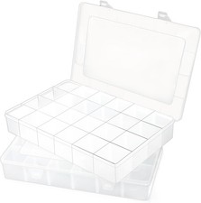 1 Pcs Large 24 Grids Plastic Organizer Box  Grids Plastic Organizer Box