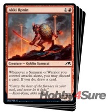 Akki Ronin X4 M/NM Magic: The Gathering MTG Kamigawa: Neon Dynasty