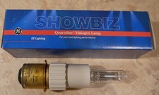 GE SHOWBIZ Quartzline halogen lamp.  12553 BVV 1000W 120V. New in box.