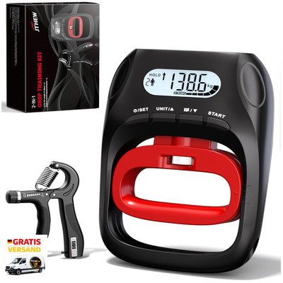 Grip Strength Trainer 5-60 kg Verstellbarer Widerstand Intelligent Zähler