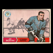 Leo Boivin #101 1968 O O-Pee-Chee Pittsburgh Penguins Hockey Card NHL EX
