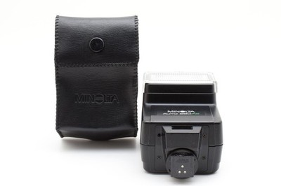 [Top MINT] Minolta Auto Electroflash 280PX Shoe Mount Flash w/ Case From JAPAN
