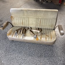 1981-1991 Chevy Gmc Squarebody Suburban Rear 3rd Row Seat Tan Oem
