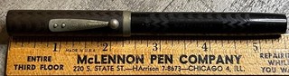 Waterman 55 Fountain Pen in Black Chased Hard Rubber 14k Medium Nib ( )