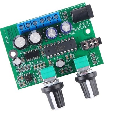 3 Channel Sound Amplifiers Module Highly Power Bass Enhancement 12VDC Compatible