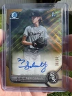 Noah Schultz 1st Bowman Gold Wave Auto /50!! #1 White Sox Prospect Called Up!