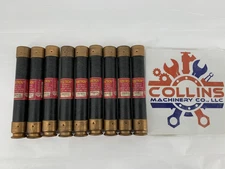 Bussmann FRS-R-1-1/4 Fusetron 1-1/4A 600V Class RK5 Time-Delay Fuse Lot of 9