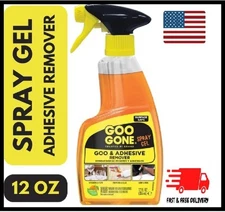 Goo Gone Original Spray Gel Adhesive Remover, Orange Citrus Scent- 12 oz