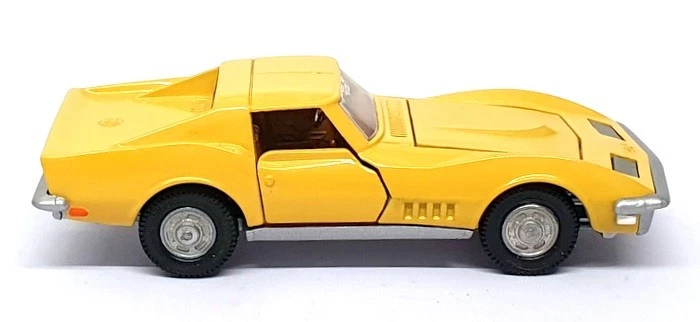 Dinky Toys 11 cm de largo diecast 221 - Chevrolet Corvette Stingray - amarillo Foto 3 de 4