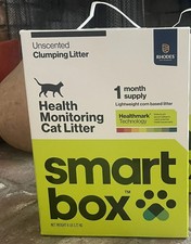 1 BOX : Smart Box SmartBox Health Monitoring Clumping Cat Litter Unscented