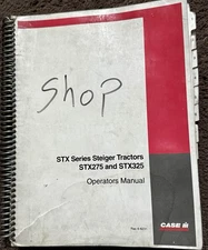 Case STX275 STX325 Tractor Operators Manual Genuine 6-6231 **