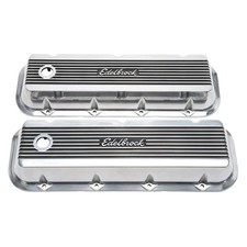 Edelbrock 4275 Elite Ii Valve Covers 1965 Later Big Block Chevy 396-454 Edelbrock 4275 Elite Ii Valve Covers 1965 Later Big Block Chevy 396-454