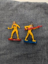 Britains Space Stargard Aliens 1981. 2 Plastic Toy Soldiers Astronauts. Lot 2