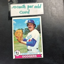 #641 Bobby Castillo Los Angeles Dodgers 1979 Topps Cb15-1