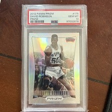 David Robinson 2012-13 Panini Prizm Silver Prizm #175 Spurs PSA 10