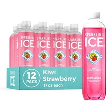 , Kiwi Strawberry Sparkling Water, Zero Sugar Flavored Water, with Antioxidan...