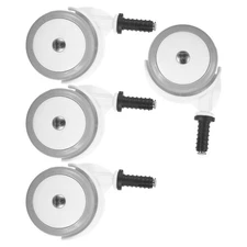 4PCS Swivel Stroller Wheels: Front or Back Wheels Replacement Silent Stem
