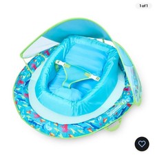 Swimways Infant Baby Spring Float Blue Water Float Ages 3 Months 50 UPF