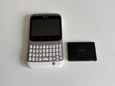 HTC ChaCha / Status Cell Phone with Keyboard Violet Purple - Working