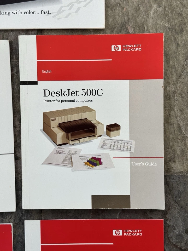 Users Guide HP DESKJET 500C Setup Guide Software Guide Manuals - Image 4 of 4