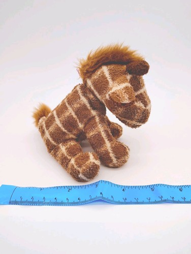 Russ Luv Pets Gabby Giraffe Frottee Sitzsack Plüsch klein weich - Bild 2 von 10