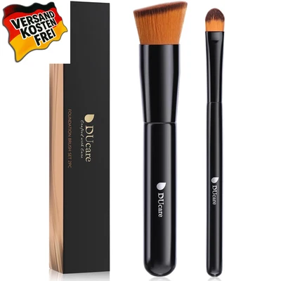 Ducare Makeup Pinsel Set Foundation Concealer Synthetisch Kabuki Flüssigkeiten C