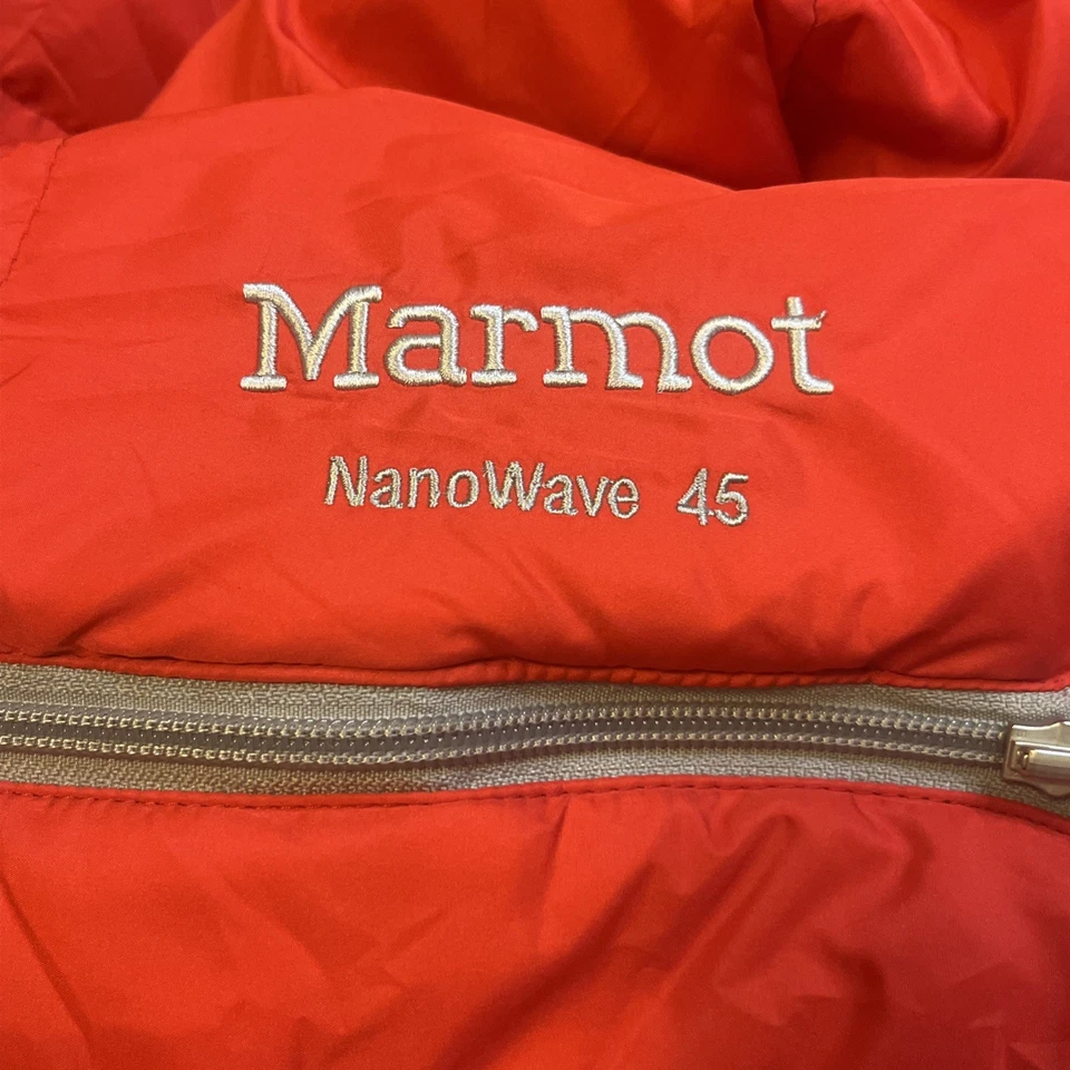 Спальный мешок Marmot NanoWave 45 красный премиум-класса упаковываемый легкий - Изображение 3 из 4