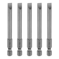 "5 StüCk SL6 Schlitzschraubendreher-Bits 6 Mm, Flachkopf-Schraubendreher-Bit, 3\""