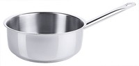 Contacto Edelstahl Stielkasserolle 20 Cm Extra Niedrig