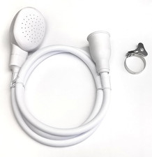 Portable Rubber Hose Spray, Shampoo Sprayer Quick Contact Nozzle Handheld Shower