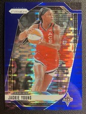 2024 Panini Prizm WNBA: Jackie Young (Blue) Pulsar #/199 No. 1… READ DESCRIPTION