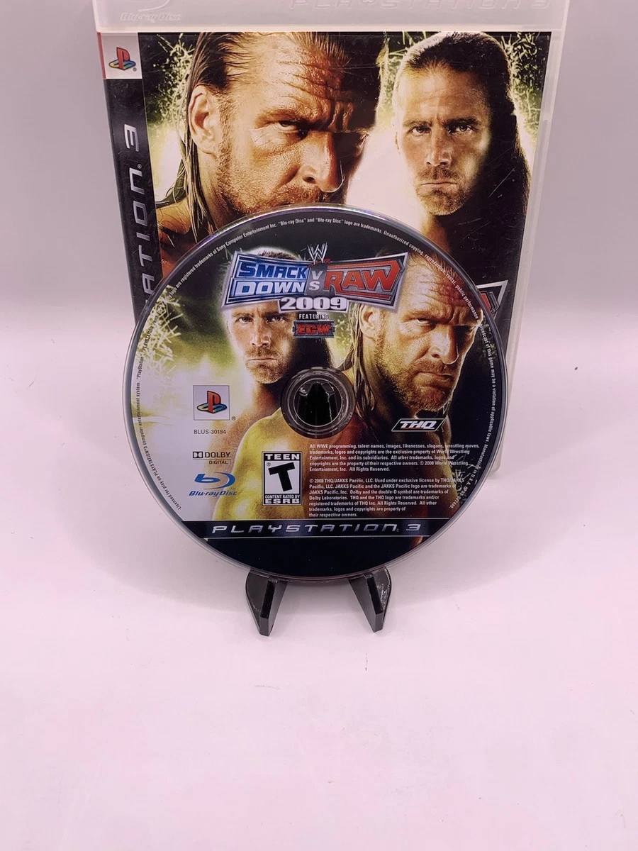 Sony PlayStation 3 WWE Smackdown vs. Raw 2009 Video Games for sale