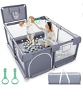 Babyeap Baby Playpen, Play Yard, Toddlers Playards, 50"x50" Infant Travel Fence