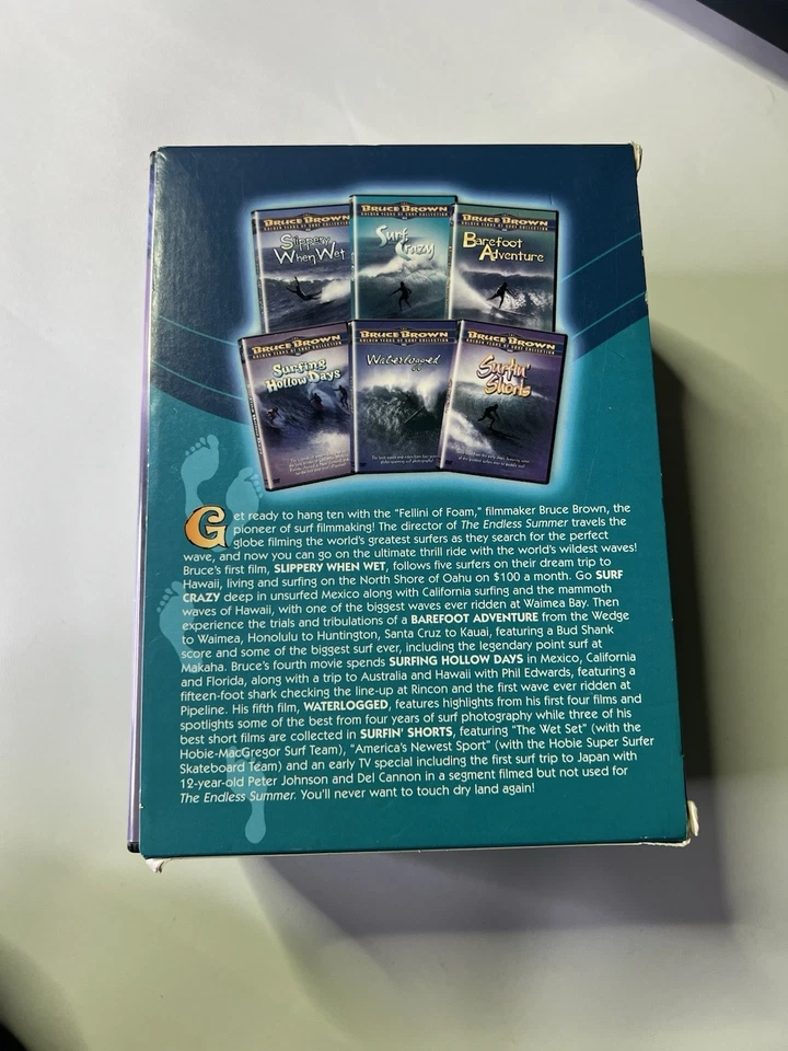 Bruce Brown Golden Years of Surf Collection 1958-1963 Box Set DVD 6-Disc Set - Image 2 of 3