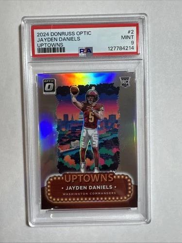 2024 Panini Donruss Optic - Uptowns Jayden Daniels #2 (RC) PSA 9