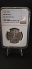 1943 Walking Liberty NCG AU DETAILS REV SCRATCHED