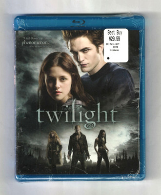 SEALED NEW BLU-RAY DISC: TWILIGHT Kristen Stewart Robert Pattinson 1080p HD PG13